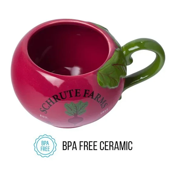 The Office Schrute Farms Beets Sculpted Ceramic 20oz Mug - Picture 9 of 12